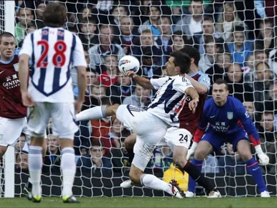 Aston Villa 1-2 Westbrom Bent,Olsson,Scharner scored, Herd sent-off