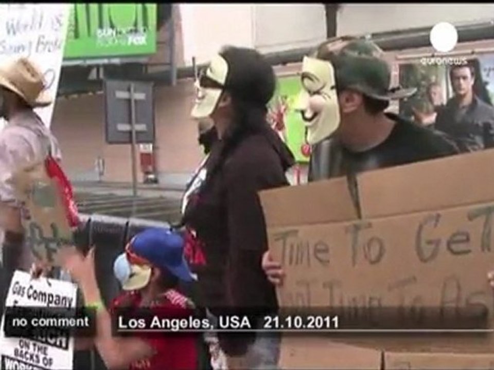 Los Angeles : demonstration anti-Murdoch - no comment