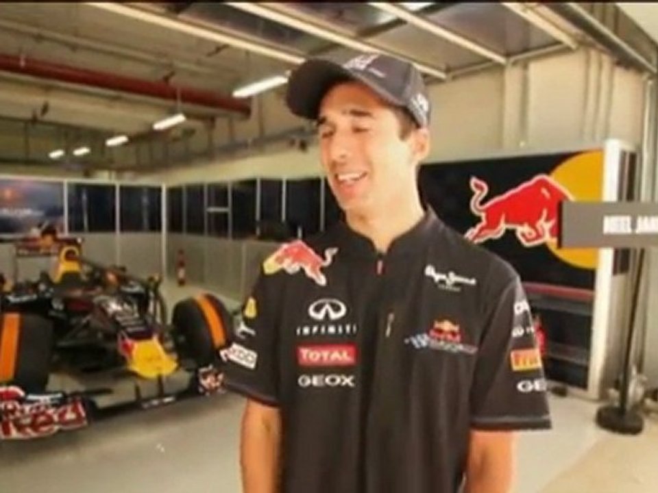 F1 - jani testet neue strecke