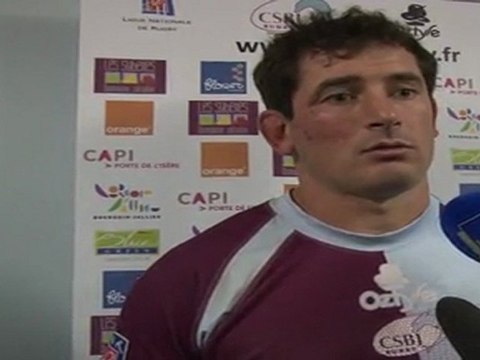 Réaction Camille Levast après CSBJ-Auch