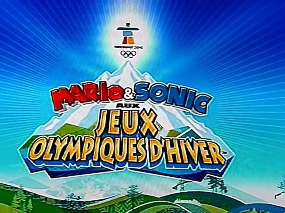 Vidéotest Mario & Sonic aux JO d'hiver [ vancouver 2010 ] [Wii]