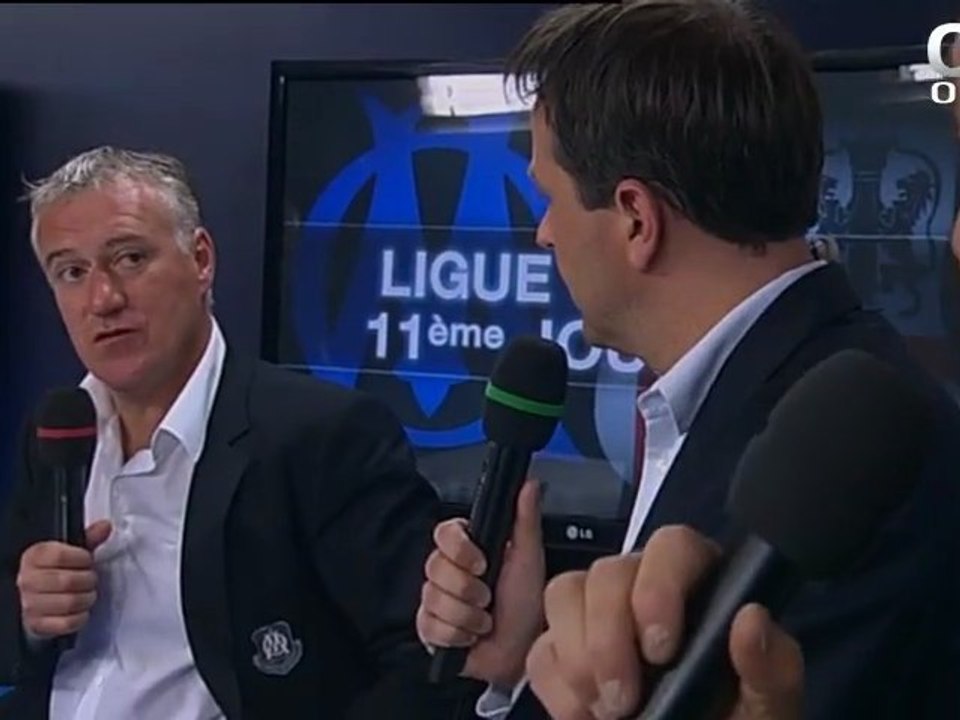 La réaction de Didier Deschamps après OM 2-0 Ajaccio