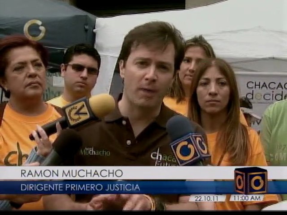 Ramón Muchacho se une a la recolección de firmas para solicitar primarias en Chacao