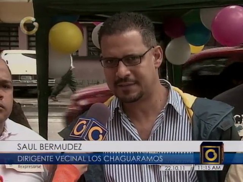 Vecinos de Los Chaguaramos apoyan a Globovisión