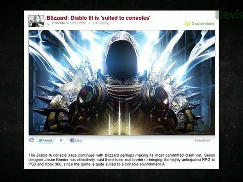 Diablo 3 Console Confirmed? Dev Interview + Beta Update! BLIZZCON 2011 - Destructoid