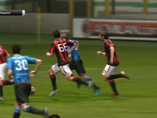 PES 2011 [Match 5] A.C. MILAN vs CLUB BRUGGE KV (1360x768p)