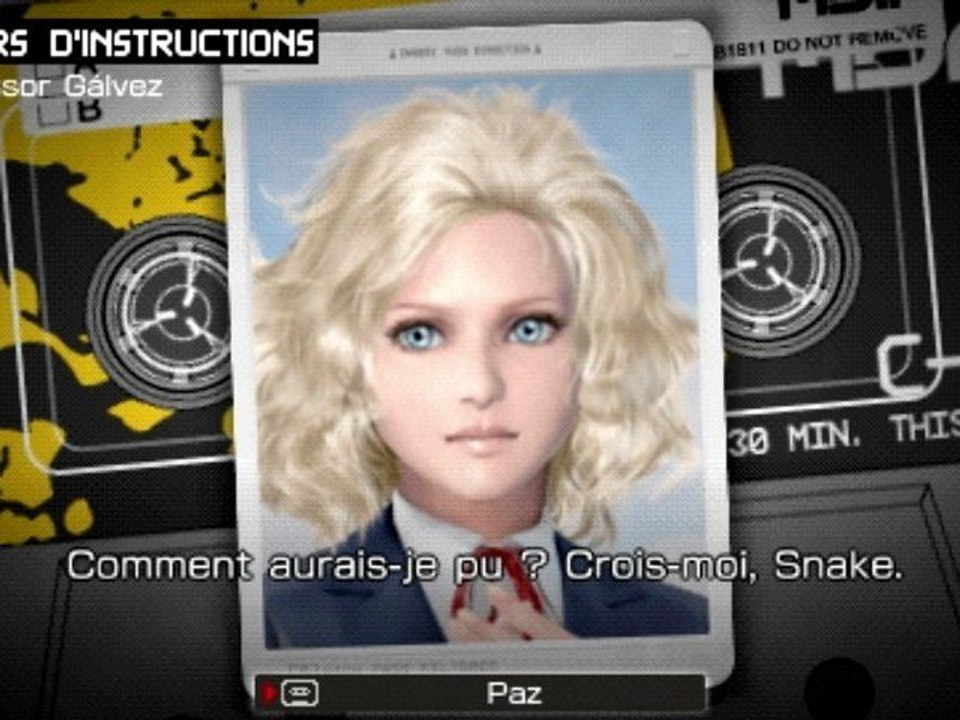 Metal Gear Solid Peace Walker - Briefing de Paz