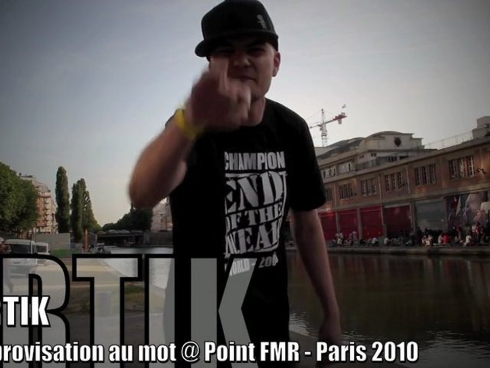 ARTIK, impro aux mots @ Paris Hiphop 2010