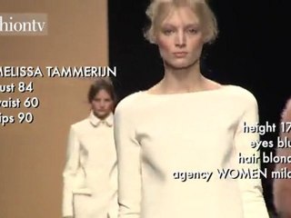 Melissa Tammerijn - Top Model, Fall 2011 | FashionTV - FTV