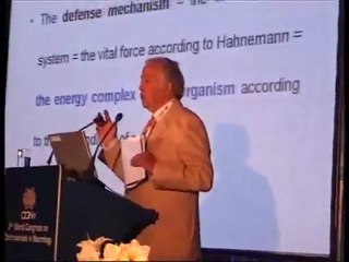 Speech of Prof. Vithoulkas at the 2nd World Congress on Controversies in Neurology (CONy), 2008