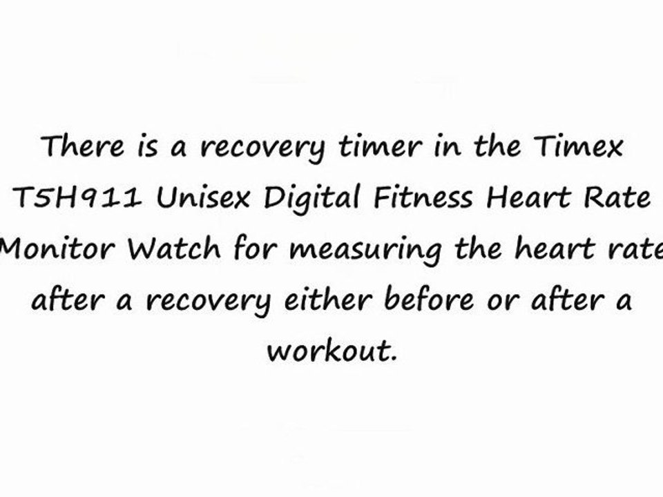 Timex T5H911 Unisex Digital Fitness Heart Rate Monitor Watch Review