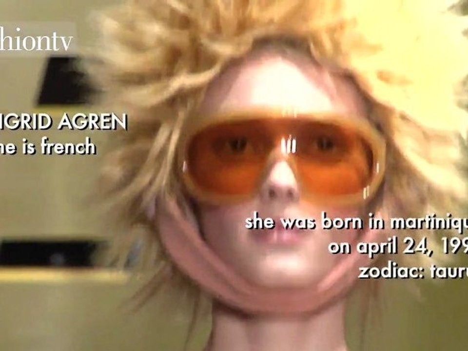 Sigrid Agren, Model | FTV