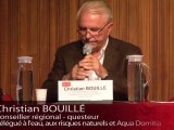 Intervention de Chrsitian Bouillé, Conseiller régional - questeur - délégué à l'eau, aux risques naturels et Aqua Domitia