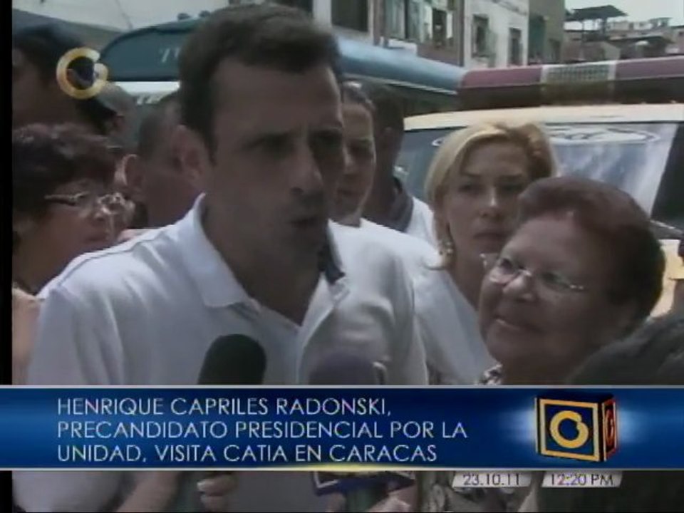 Henrique Capriles recorrió Catia