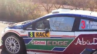 WRC 2011 Rallye de Catalogne Depart ES11 Latvala Hirvonen