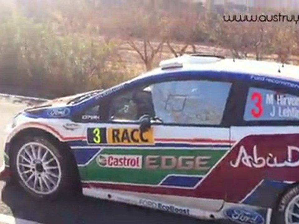 WRC 2011 Rallye de Catalogne Depart ES11 Latvala Hirvonen