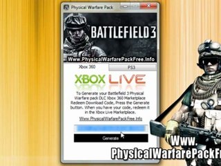 Battlefield 3 Physical Warfare Pack DLC Free on Xbox 360 And PS3