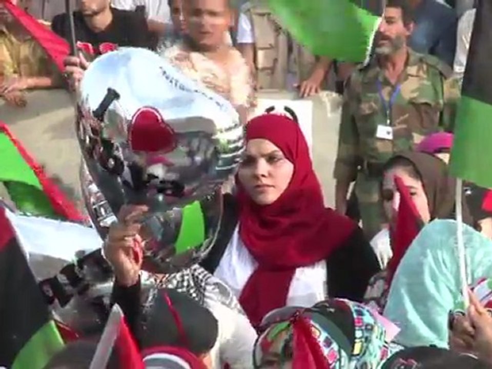 Libyans celebrate freedom from Kadhafi's rule