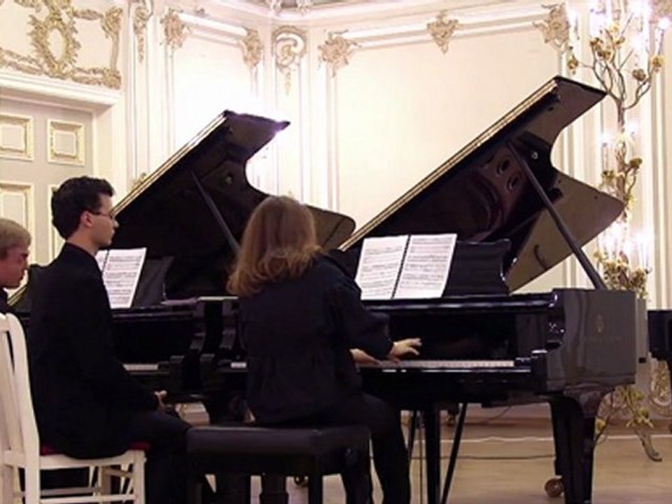 МОЦАРТ-ГРИГ. Соната до мажор для двух фортепиано. Полина Осетинская (фортепиано), Алексей Гориболь (фортепиано)