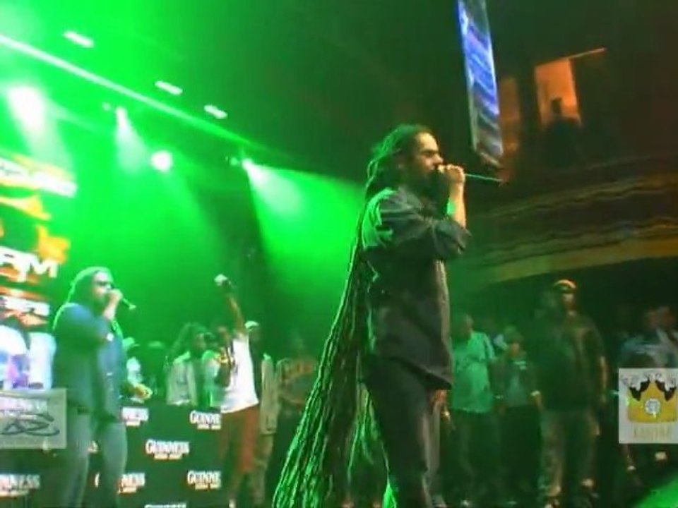 STEPHEN & "JR. GONG" MARLEY perform Live!!!! - "5-Alarm Blaze" (NYC)