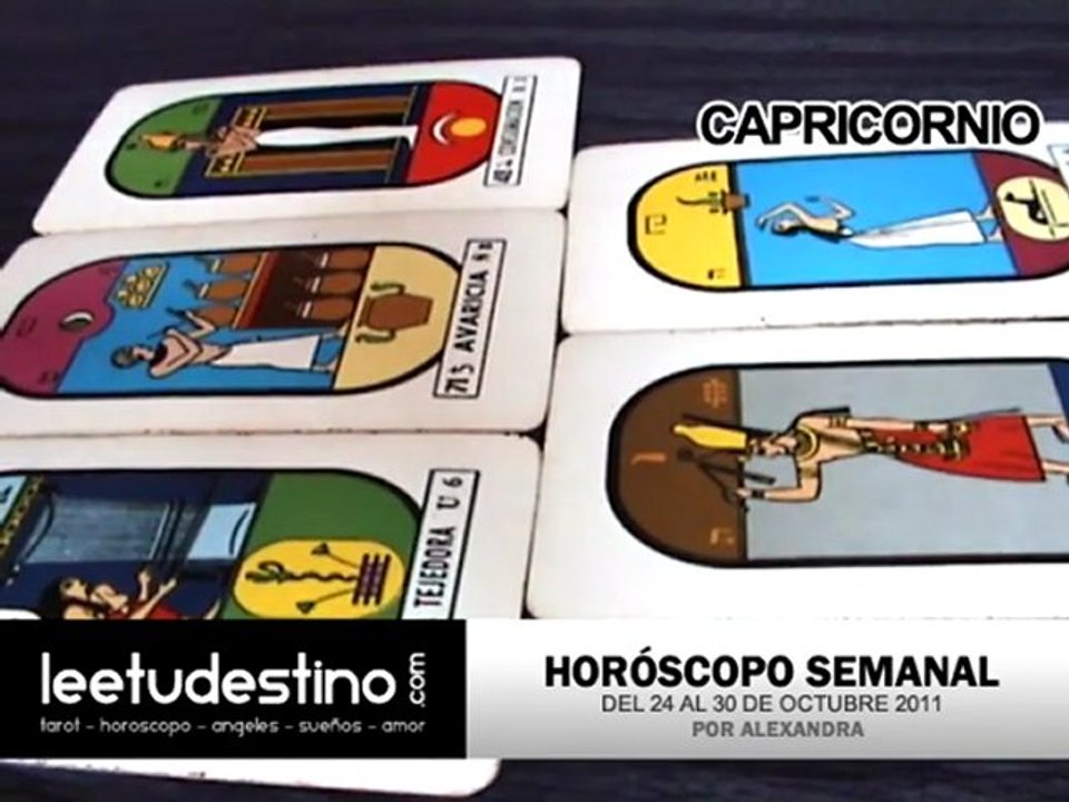 Horoscopo Capricornio 24 - 30 de octubre 2011
