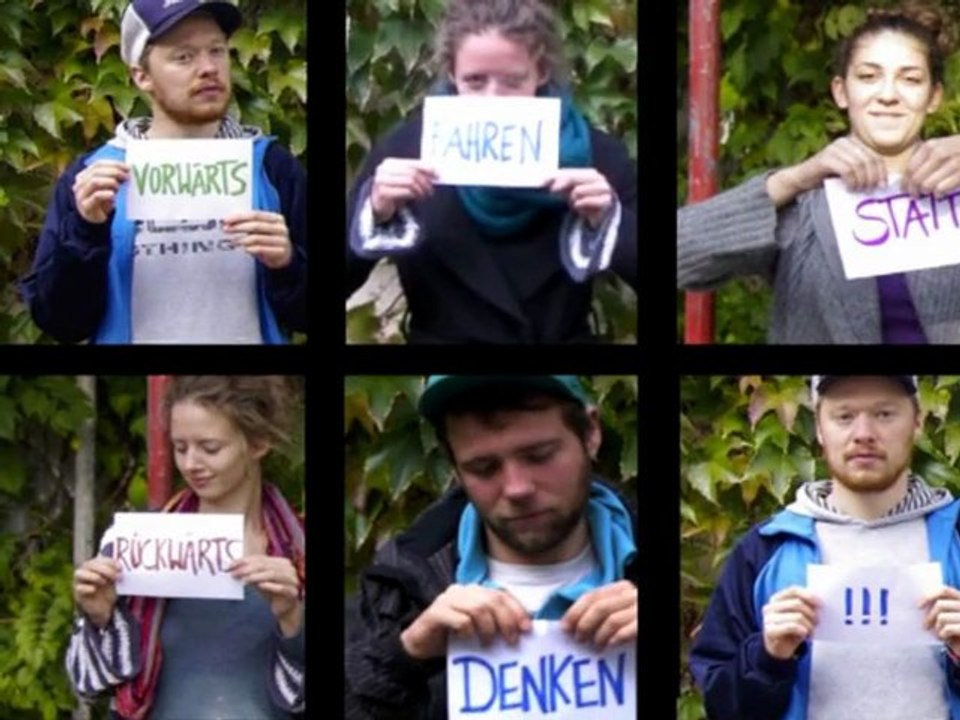 Vorwärts fahren, statt rückwärts denken.