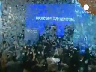 Fernandez claims landslide victory in Argentina