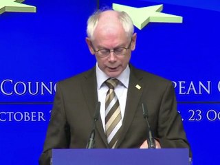 Crise en Europe : Rompuy évoque la modification du traité européen