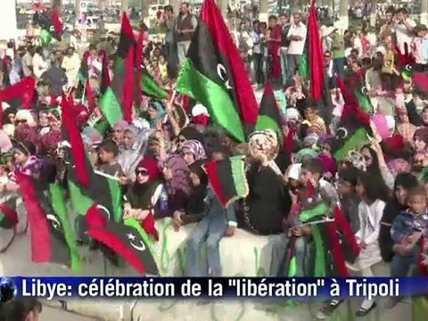 Tripoli en liesse pour fêter la libération de la Libye