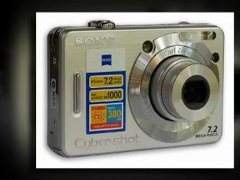 Sony Cybershot DSCW55 7.2MP Digital Camera with 3x ...