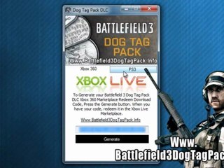 Battlefield 3 Dog Tag Pack DLC Free Xbox 360 - PS3