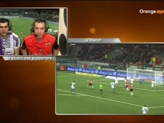 Studiodes supporters Lorient-Toulouse