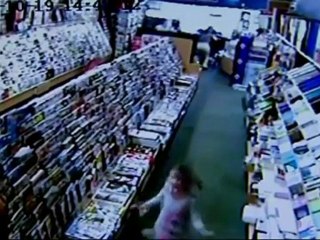 Baby unhurt as vehicle crashes through shop