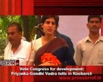 Vote Congress for development- Priyanka Gandhi Vadra tells in Raebareli