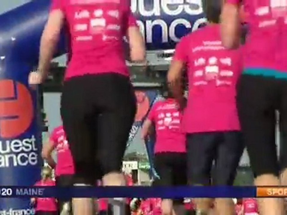 Course "les Demoiselles du Bugatti".  Course pour soutenir la lutte contre le cancer du sein