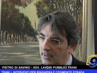 Trani | Interventi per ringhiera e cedimento strada