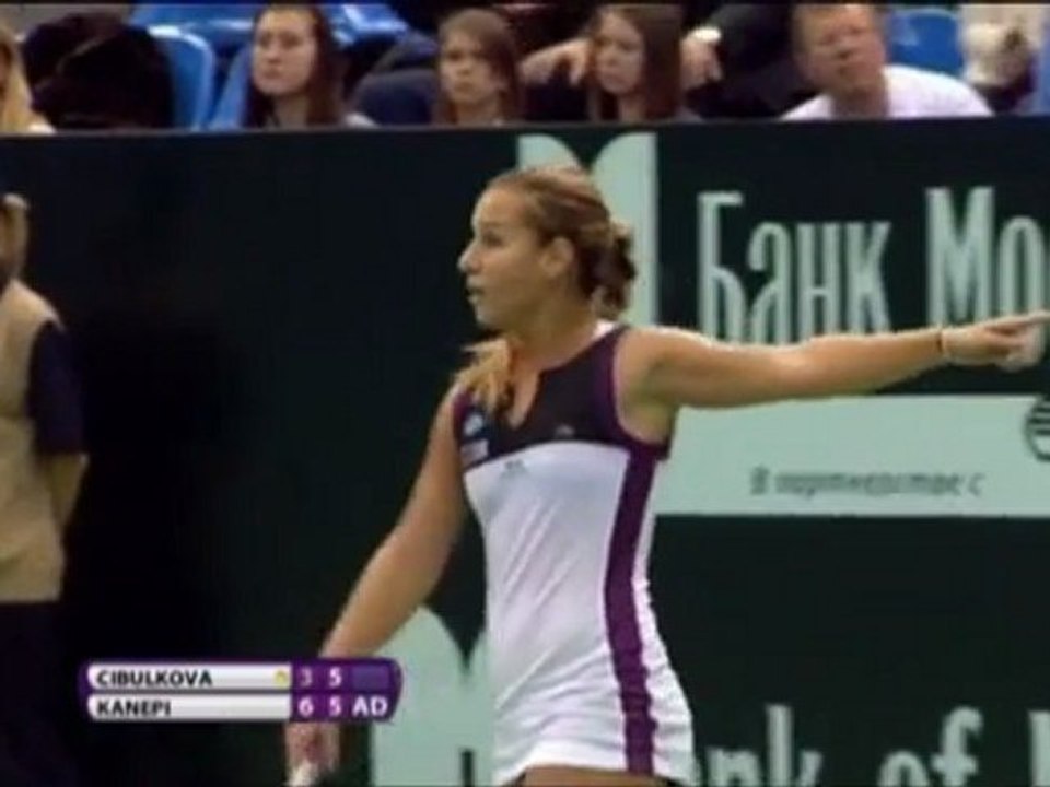 Moskau - Cibulkova auf Wolke 7