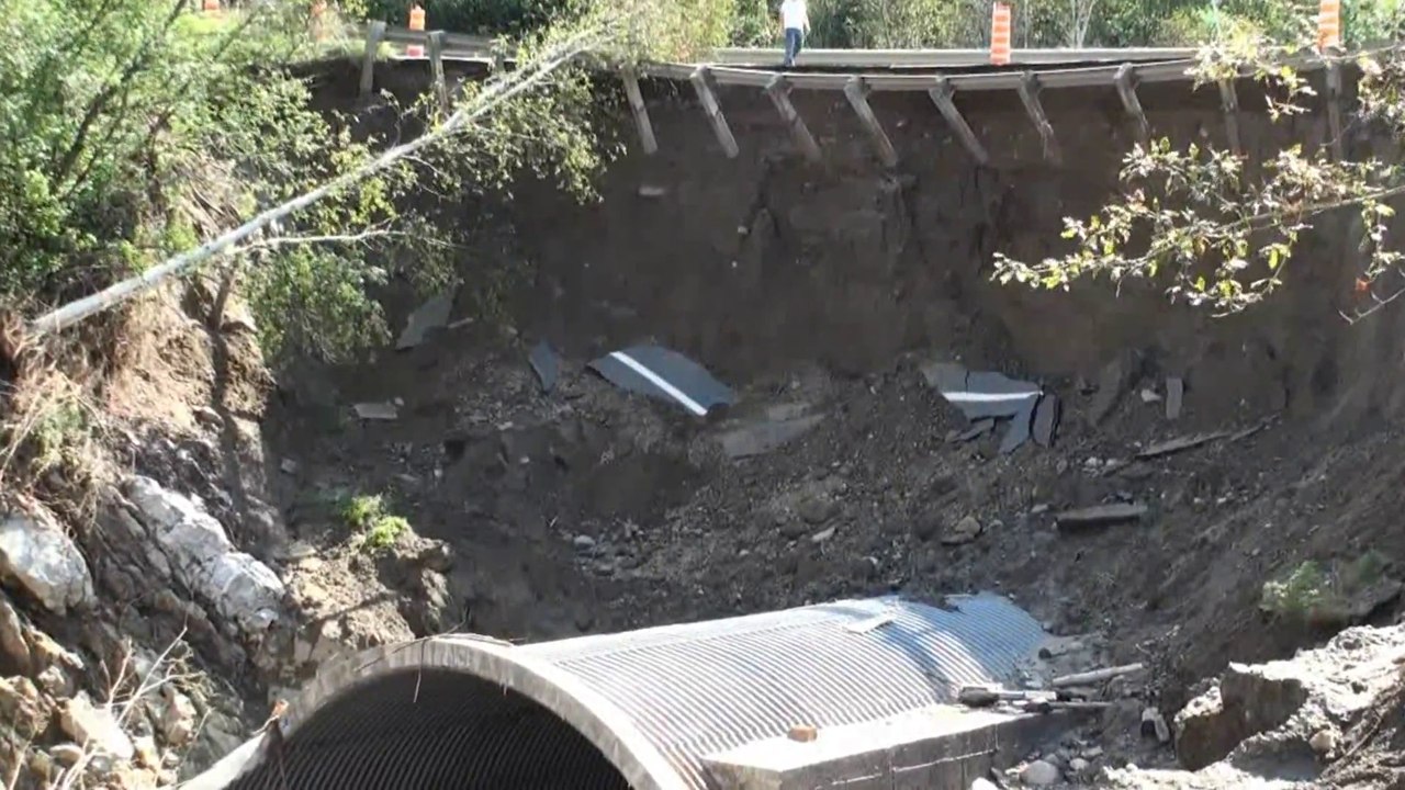 La routes  qui relie St-Joseph Beauce et St-Frédéric Beauce en 2011