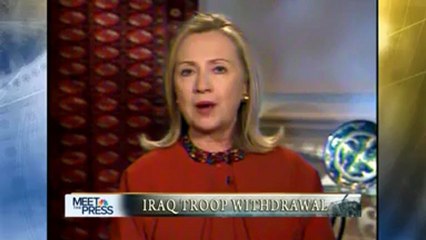 Clinton warns Iran not to exploit US Iraq pullout