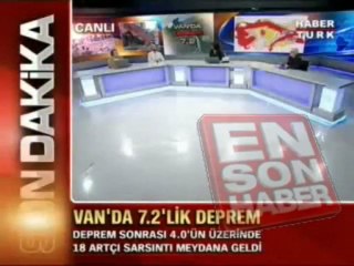 haber türk sipikerinin deprem gafı