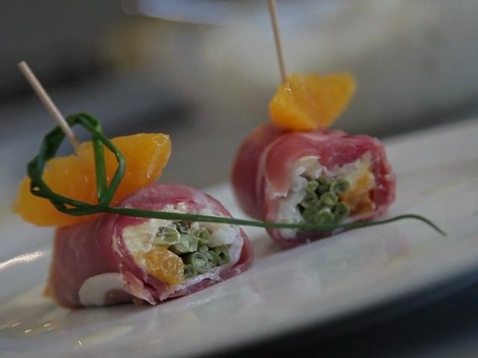 Sweet Recette d'Olivier Straehli - Jambon de Bayonne façon maki