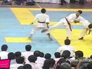 Karate Moves Shown By Fighters