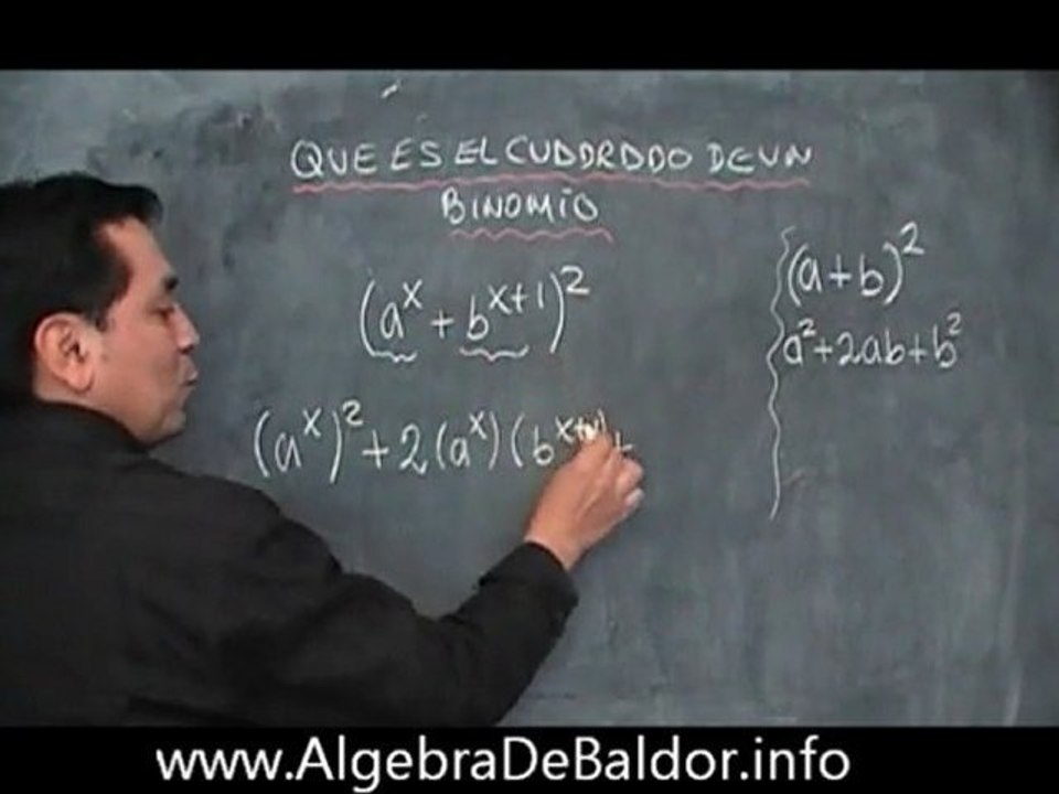 que es el cuadrado de un binomio