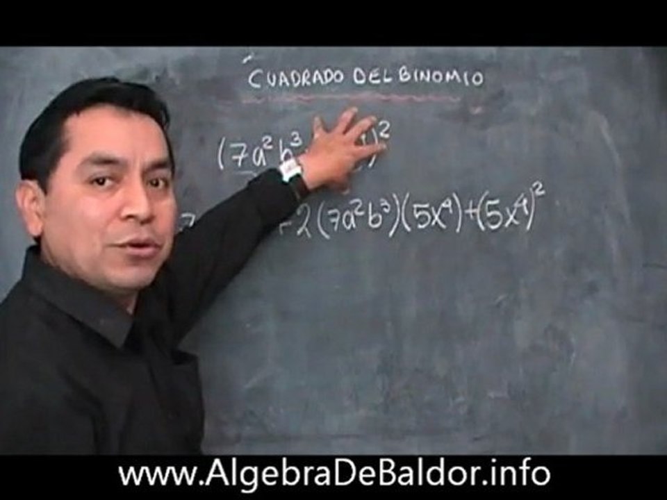 cuadrado del binomio