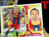 Iniesta presenta colección de cromos de la Liga BBVA