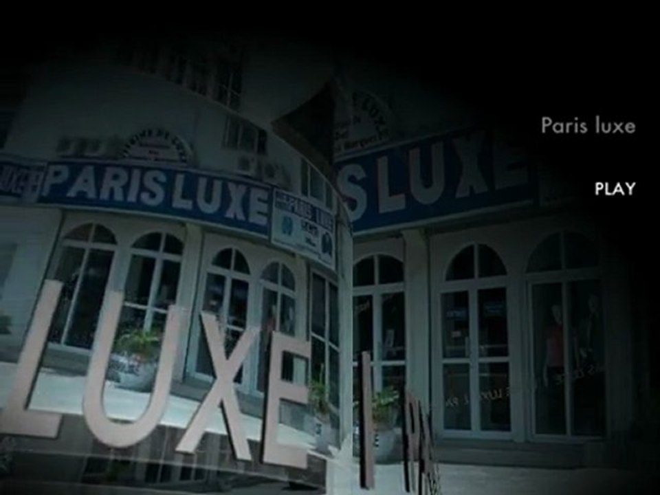 Vue extérieure des boutiques Paris Luxe