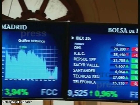 La Bolsa repunta un 0,3% a media sesión