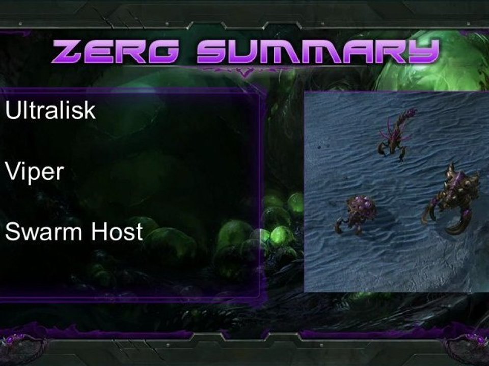Starcraft 2 : Heart of the Swarm - Nouvelles unités Zergs [HD]