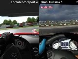 Forza Motorsport 4 vs Gran Turismo 5 - Mercedes SLS AMG at Nurburgring