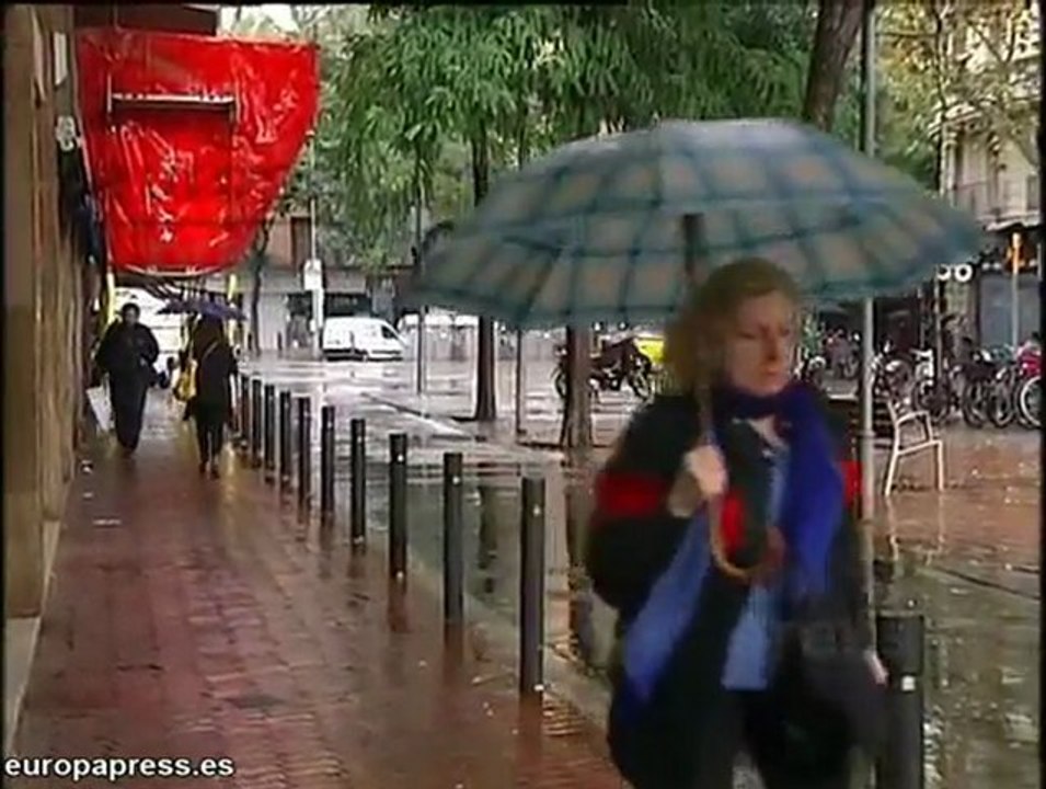 Los barceloneses, satisfechos por la lluvia